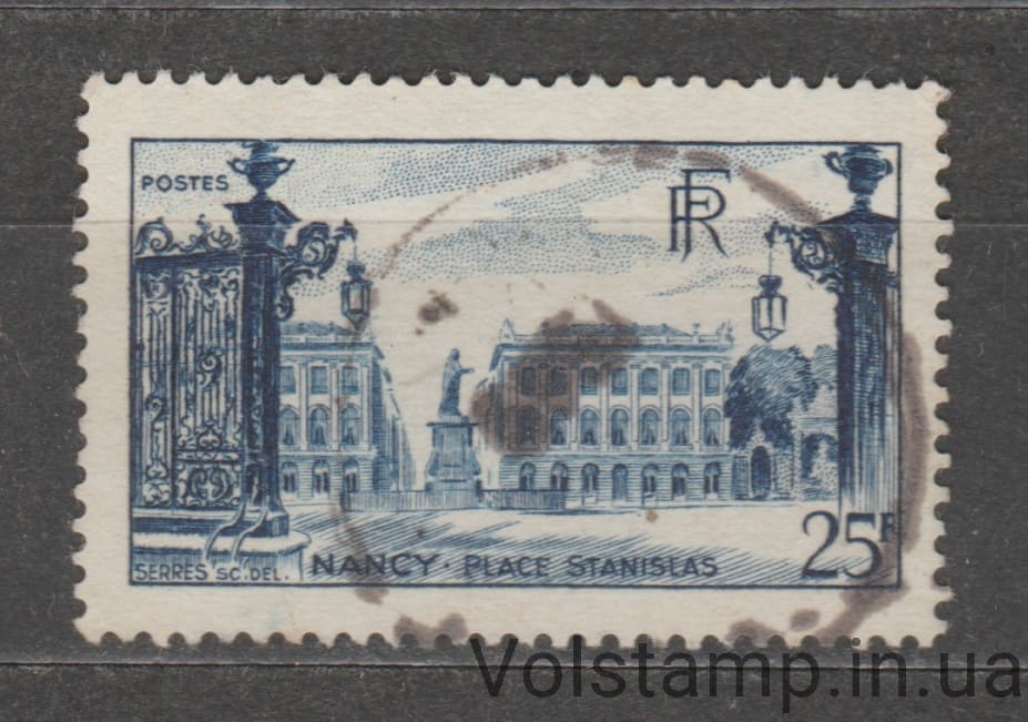 1948 Франция Марка (Нэнси: Площадь Станислава) Гашеная №762