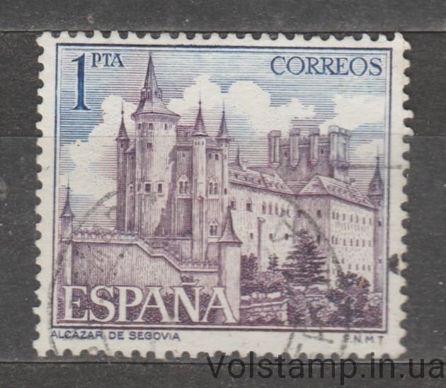 Испания Марка (Алькасар, Сеговия) Гашеная №1436 1964 Испания Марка (Алькасар, Сеговия) Гашеная №1436