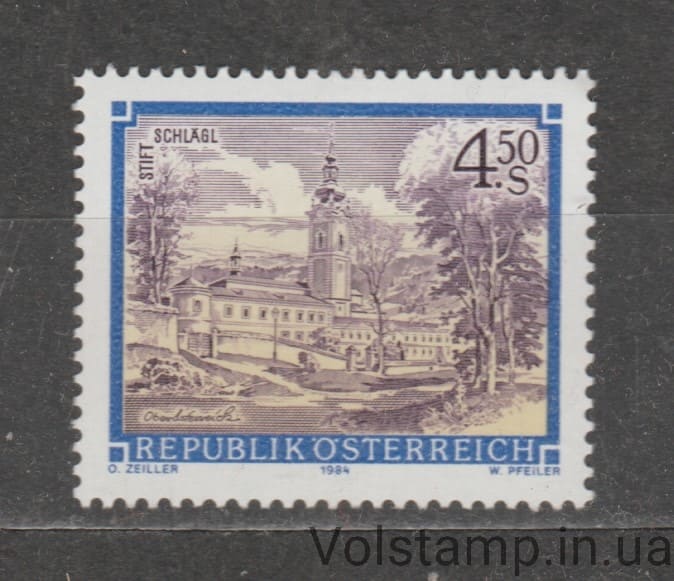 Австрия Марка (Монастыри и аббатства) MNH №1776 1984 Австрия Марка (Монастыри и аббатства) MNH №1776