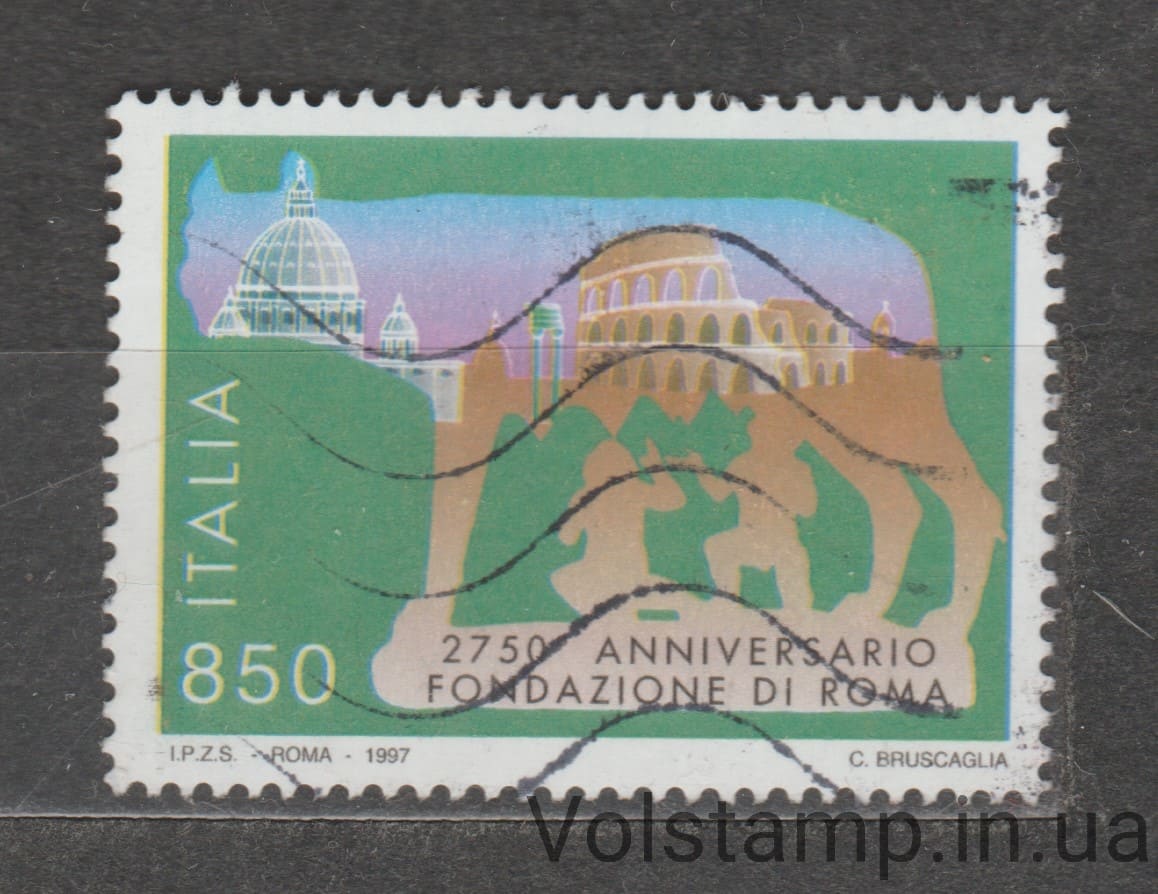 Italy Stamp (Foundation of Rome) Used №2492 1997 Italy Stamp (Foundation of Rome) Used №2492