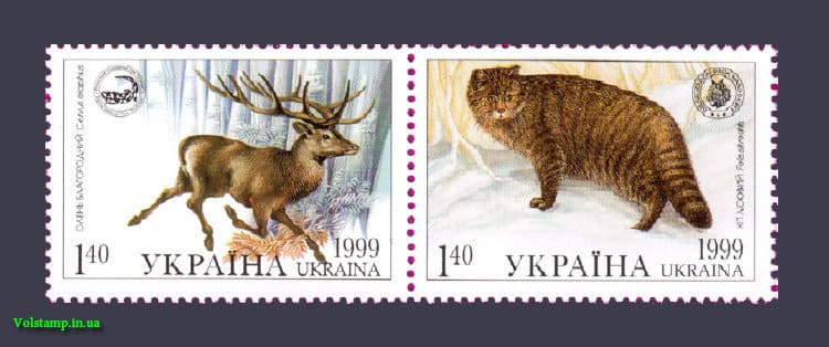 Catch fauna cat deer 1999 Catch of Fauna Cote Deer №261-262