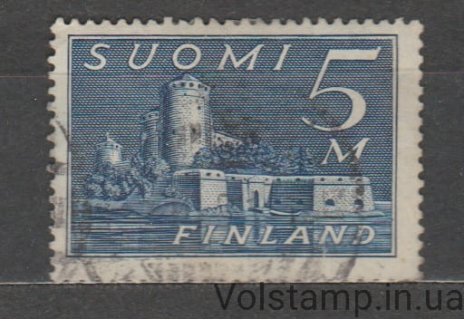 1930 Финляндия Марка (Архитектура, крепость Олавинлинна) Гашеный №155
