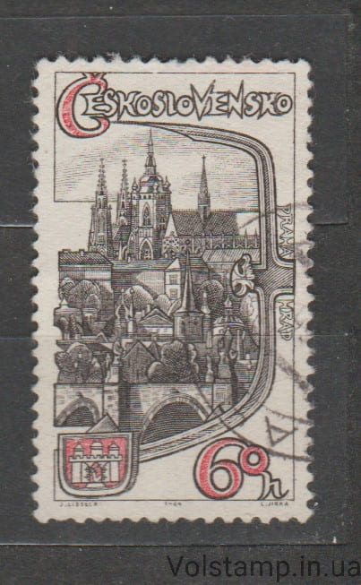 1964 Czechoslovakia Stamp (Prague Castle) Used №1486
