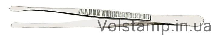 Stamp Tongs, nickel-plated, length 4 3/4" (120 mm) Stamp Tongs, nickel-plated, length 4 3/4" (120 mm)