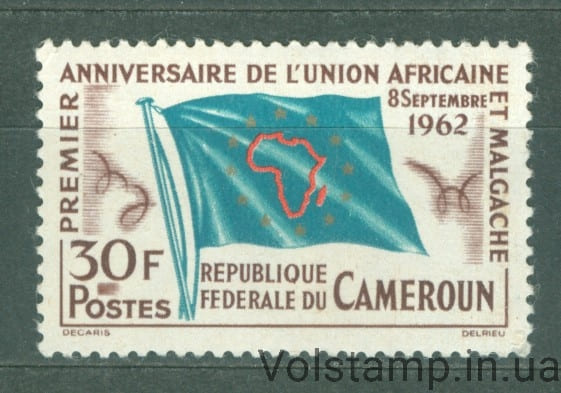 1962 Камерун Марка (Прапор АМУ) MNH №374