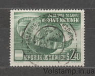 1955 Австрия Марка (10-летие ООН (Организации Объединенных Наций)) Гашеная №1022