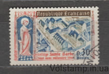 1960 Франция Марка (500 лет колледжу Сент-Барбе) Гашеная №1331