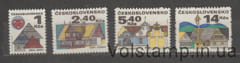 1971 Чехословаччина Серія марок (Народна архітектура) MNH №2010-2013