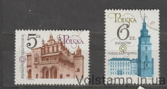 1983 Польща Серія марок (Реставрація пам'яток Кракова) Гешані №2889-2890