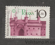 1987 Польша Марка (Барбаканские ворота, Вавель) Гашеная №3103
