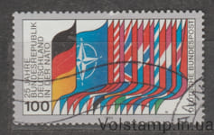 1980 Germany, Federal Republic of Stamp (Flags of Member Countries NATO) Used №1034