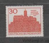 1967 Германия, ФРГ Марка (Замок Вартбург в Айзенахе) MNH №544