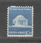 1973 США Марка (Мемориал Джефферсона и подпись) MH №1127