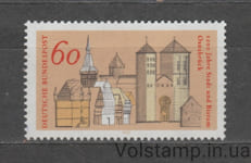 1980 Germany, FRG Stamp (Town Hall, St. Mary's Church and St. Peter's Cathedral) MNH №1035