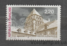 1987 Франция Марка (Редон: Центральная башня аббатства Сен-Совёр (двенадцатая) Гашеная №2598