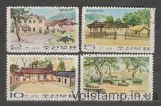 1973 Північна Корея Серія марок (Будинки, Йонпхун) Гашена №B1194-E1194