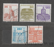 1982 West Berlin Stamp series (Lichtenstein Castle) Used №673-677