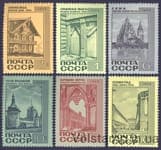 1968 series of stamps of architecture monuments №3636-3641