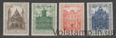 1948 Netherlands Stamp series (Architecture, summer stamps, monumental buildings) MNH №503-506