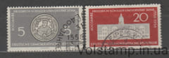 1958 ГДР Серия марок (Университет Фридриха Шиллера) Гашеные №647-648