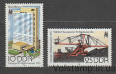1981 GDR Stamp series (Leipzig Spring Fair) MNH №2593-2594