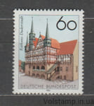 1984 Германия (ФРГ) Марка (Архитектура, 750 лет Дудерштадтской ратуше) MNH №1222