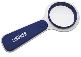 LED Illuminated Magnifier, 5x, blue