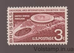 1958 США Марка (Брюссельская международная выставка) MH №724