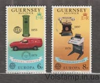 1979 Guernsey Series of stamps (Europe (CEPT) - Communications) MNH №189-190