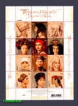 2006 small sheet Headwear №710-721