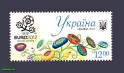 2012 марка ЕВРО 2012 Футбольные арены Спорт Футбол №1205