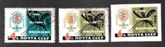 1962 серия марок В СССР малярия побеждена! - Гашеная №2598-2600