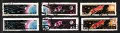 1963 stamp series Cosmonautics Day Used №2756-2761