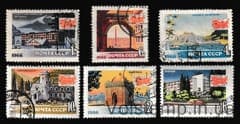 1966 серія марок Туризм Гашена №3295-3300