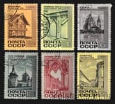 1968 серія марок Пам'ятники архітектури Гашена №3636-3641