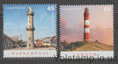 2008 Germany, Federal Republic Stamp Series (Lighthouses) MNH №2677-2678