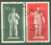 1960 GDR Series of stamps (Monument, Lenin) Used №772-773