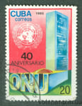 1985 Куба Марка (Об'єднані Нації, ООН, будівля) Гашена №2973