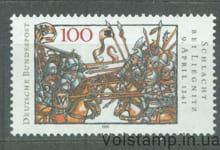 1991 Germany, Federal Republic of Stamp (Battle of Liegnitz) MNH №1511