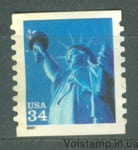 2001 США Марка (Статуя Свободы) MNH №3426