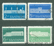 1969 Болгарія Серія марок (Санаторій у Павлі Бані, будівлі) Гашені №1965-1968