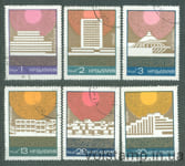 1972 Болгария Серия марок (Курорты Черного моря, здания) Гашеные №2179-2184