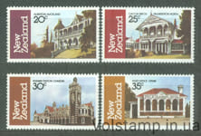 1982 Нова Зеландія Серія марок (Архітектура, будівлі) MNH №841-844