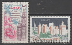 1977 France Stamp Series (Туризм) Used №2045-2046