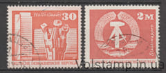 1981 GDR Stamp Series (Development in the GDR, small format) Used №2550,2588