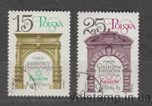 1982 Poland Stamp series (Restoration of Krakow monuments) Used №2841-2842