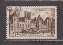 1951 Франция Марка (Замок Фонтенбло (Двор прощаний)) Гашеная №896