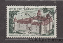 1972 Франция Марка (Замок Базош-дю-Морван (Ньевр)) Гашеная №1805