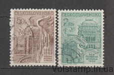 1983 Czechoslovakia Series of stamps (National Theater in Prague, 100 years) Used №2735-2736