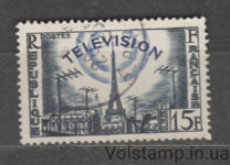 1955 Франція Марка (Телебачення) Гашена №1047
